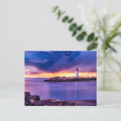 Das Schicksal des Leuchtturms tropischer Küste Postkarte (Stehend Vorderseite)