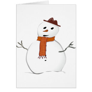 Das Schicksal des Schneemanns Winterschnee