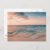 Das Schicksal des tropischen Strandes von Aqua Tro Postkarte (Vorne/Hinten)