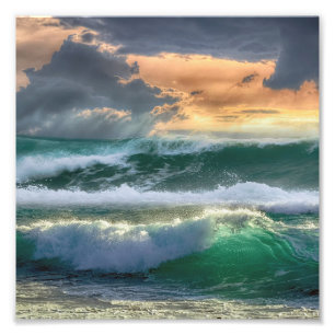 Das Schicksal des Wellen-Schicksals Fotodruck