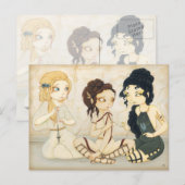 Das Schicksal - die griechische Mythologie nach de Postkarte (Vorne/Hinten)