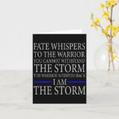 Das Schicksal flüstert dem Krieger, den man nicht Karte (Gelbe Blume)