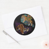 Das Schicksal in den Sternen Runder Aufkleber (Umschlag)