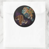 Das Schicksal in den Sternen Runder Aufkleber (Tasche)