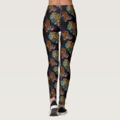 Das Schicksal in den Sternen-Tigermustern Leggings (Rückseite)
