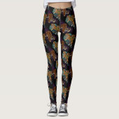 Das Schicksal in den Sternen-Tigermustern Leggings (Vorderseite)