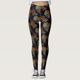 Das Schicksal in den Sternen-Tigermustern Leggings