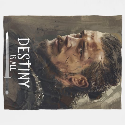 Das Schicksal ist ganz in Bamburgh Fleecedecke (Vorderseite (Horizontal))