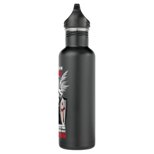 Das Schicksal von Knight Templar flüstert dem Krie Edelstahlflasche (Rechts)