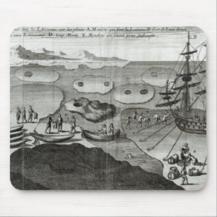 Das Schiff, das Alliance mit den Eskimos macht Mousepad