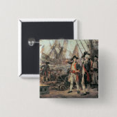 Das Schiff, das den Sieg sank, 1779 Button (Vorne & Hinten)