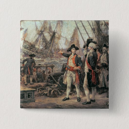Das Schiff, das den Sieg sank, 1779 Button (Vorderseite)