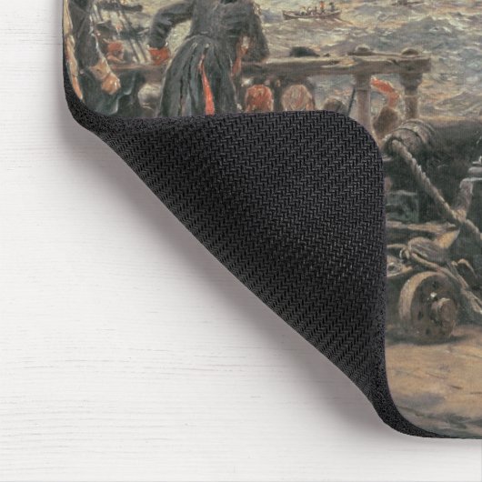 Das Schiff, das den Sieg sank, 1779 Mousepad (Ecke)