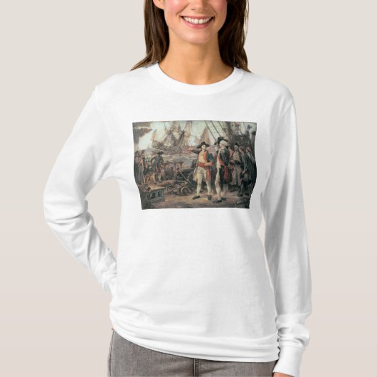 Das Schiff, das den Sieg sank, 1779 T-Shirt (Vorderseite)