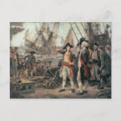 Das Schiff, das den Sieg versenkte, 1779 Postkarte (Vorderseite)