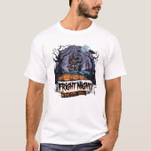 "Das Schiff der Halloween-Geister & Fledermäuse T-Shirt (Vorderseite)
