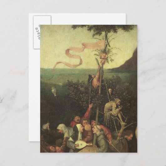 Das Schiff der Narren, c.1500 Postkarte (Vorne/Hinten)