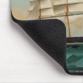 Das Schiff Fleetwing, Hong Kong-Bucht Mousepad (Ecke)