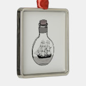 Das Schiff in der Glühlampe Ornament Aus Metall (Rechts)