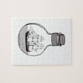 Das Schiff in der Glühlampe Puzzle (Horizontal)