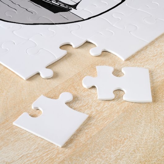 Das Schiff in der Glühlampe Puzzle (Seite)