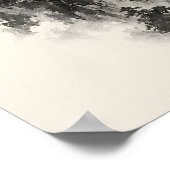 Das Schiff jenseits der Kiefern Poster (Ecke)