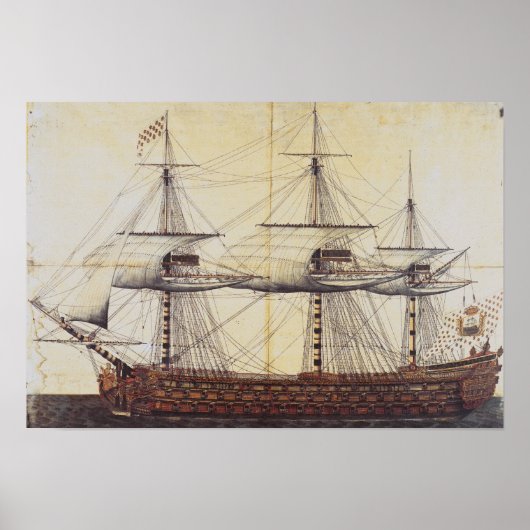 Das Schiff "La Ville de Paris" Poster (Vorne)