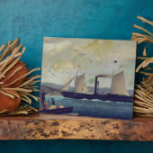 Das Schiff "Mallorca", auf dem George Sand und Cho Fotoplatte (Seite)