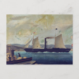 Das Schiff "Mallorca", auf dem George Sand und Cho Postkarte