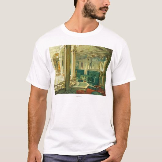 Das Schiff Patricia, Hamburg-Amerika Linie T-Shirt (Vorderseite)