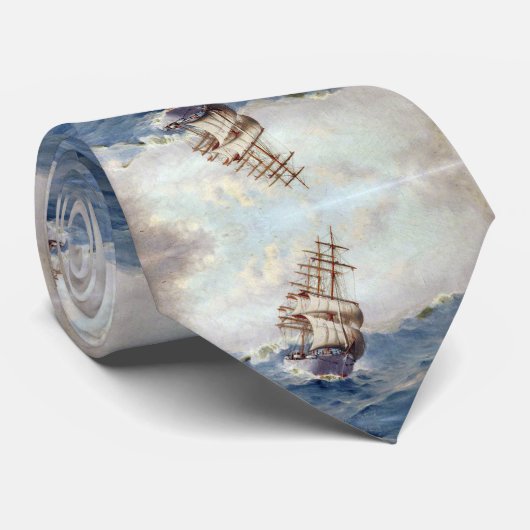 Das Schiff Portpatrick 1900er Krawatte (Gerollt)