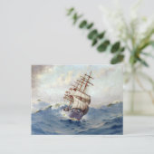 Das Schiff Portpatrick 1900er Postkarte (Stehend Vorderseite)