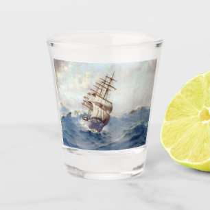 Das Schiff Portpatrick 1900er Schnapsglas