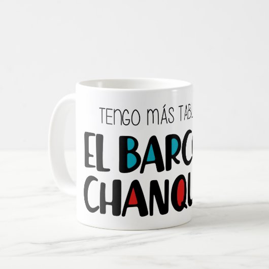 Das Schiff von Chanquete Kaffeetasse (Vorderseite Links)