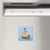 Das Schiff WIth Pirates Magnet (In Situ (Geschirrspüler))