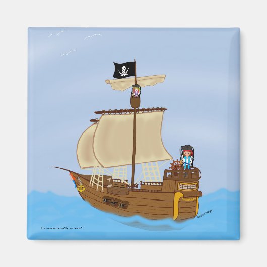 Das Schiff WIth Pirates Magnet (Vorne)