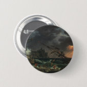 Das Schiffbruch von Claude-Joseph Vernet Button (Vorne & Hinten)