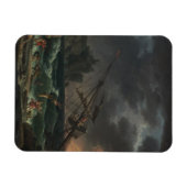Das Schiffbruch von Claude-Joseph Vernet Magnet (Horizontal)