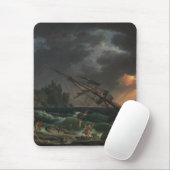 Das Schiffbruch von Claude-Joseph Vernet Mousepad (Mit Mouse)