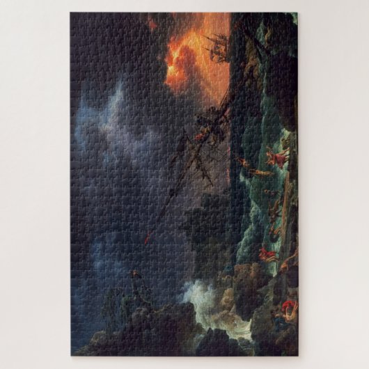 Das Schiffbruch von Claude Joseph Vernet Puzzle (Vertikal)