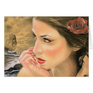 Das Schiffs-Karte der Meerjungfrau