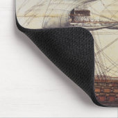 Das Schiffs-'La Ville De das Paris Mousepad (Ecke)