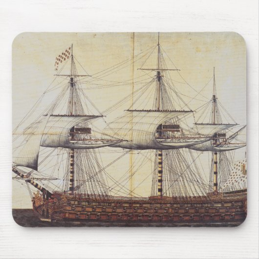 Das Schiffs-'La Ville De das Paris Mousepad (Vorne)