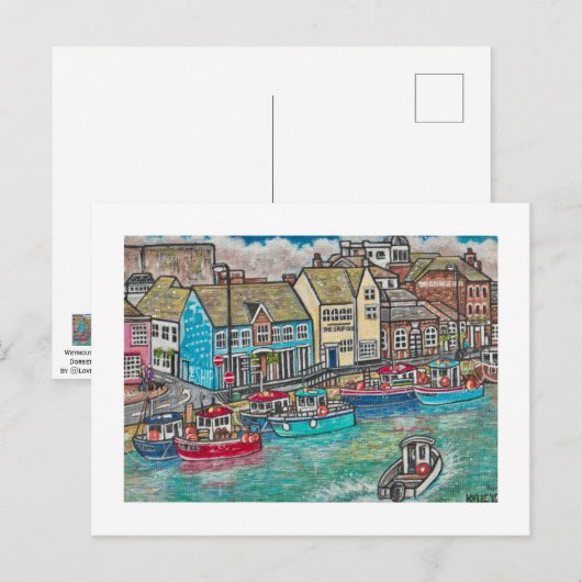 Das Schiffsinn in Weymouth Postkarte (Vorne/Hinten)