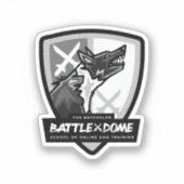 Das Schild Aufkleber (Vorderseite)