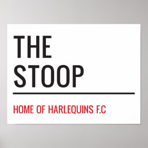 Das Schild der Stoop Stadium Street