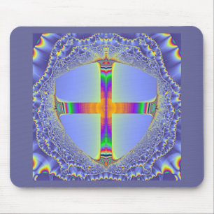 Das Schild - Fraktal Design durch L.Funk Mousepad