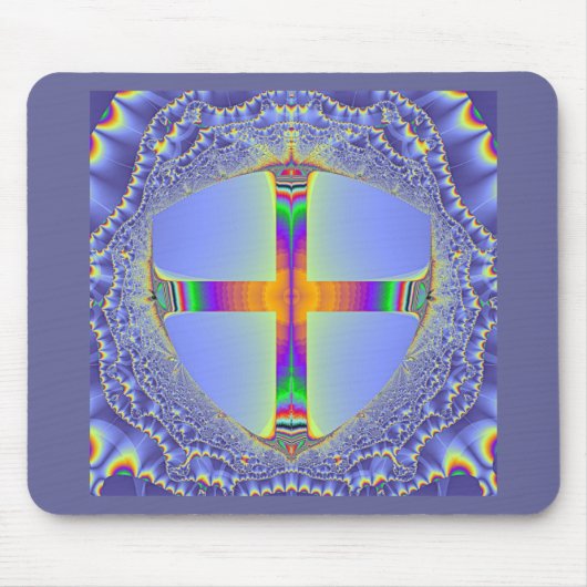 Das Schild - Fraktal Design durch L.Funk Mousepad (Vorne)