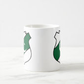 Das Schild von Pakistan Kaffeetasse (Mittel)