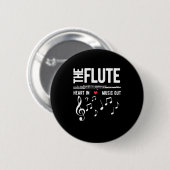 Das schillernde Herz der Musik Button (Vorne & Hinten)